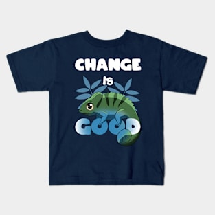 Change is good Chameleon Kids T-Shirt